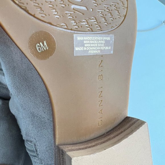 Gianni Bini Womens Fremaux Over the Knee Boots Taupe Tan Microsuede OTK size 6 - Picture 12 of 13